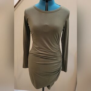 HiMone Army Green Dress.